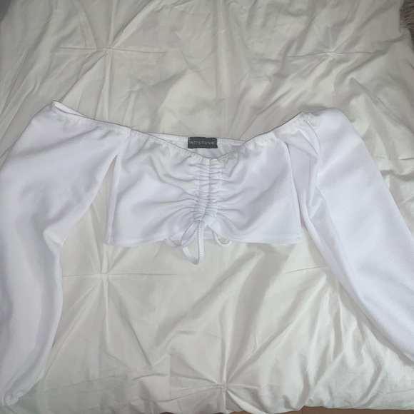 Pretty little thing off the shoulder top - Picture 2 of 2